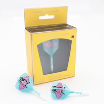 CUESOUL Q beast all-in-one 3-pack dart leaf 2ba dart pole competition generous two-color dart wing sky blue