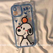 Cute Cartoon Cartoon History Nubi applies iPhone13 12promax Apple 11 transparent mobile phone shell x xs xr female with xsmax 7p anti-fall 8plu