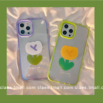 Summer brief LITTLE FRESH FLOWERS APPLY iPhone12promax Apple 11 PHONE SHELL X XS XR HOSTESS XSMAX 7p ANTI-FALL 8plus SILICONE IN