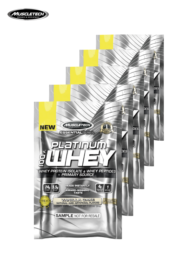 MuscleTech 肌肉科技 白金乳清蛋白质粉 34g*10袋便携装 天猫优惠券折后￥68包邮（￥98-30）