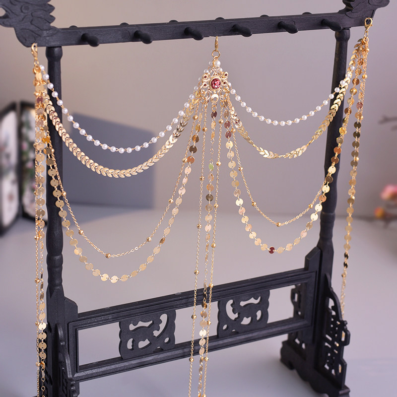 Original antique Hanfu, exotic style waist chain, versatile
