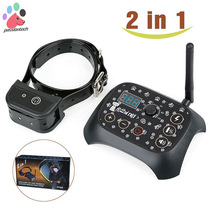 2-in-1 automatic bark stopper remote control dog training device pet wireless electronic fence pet electronic fence