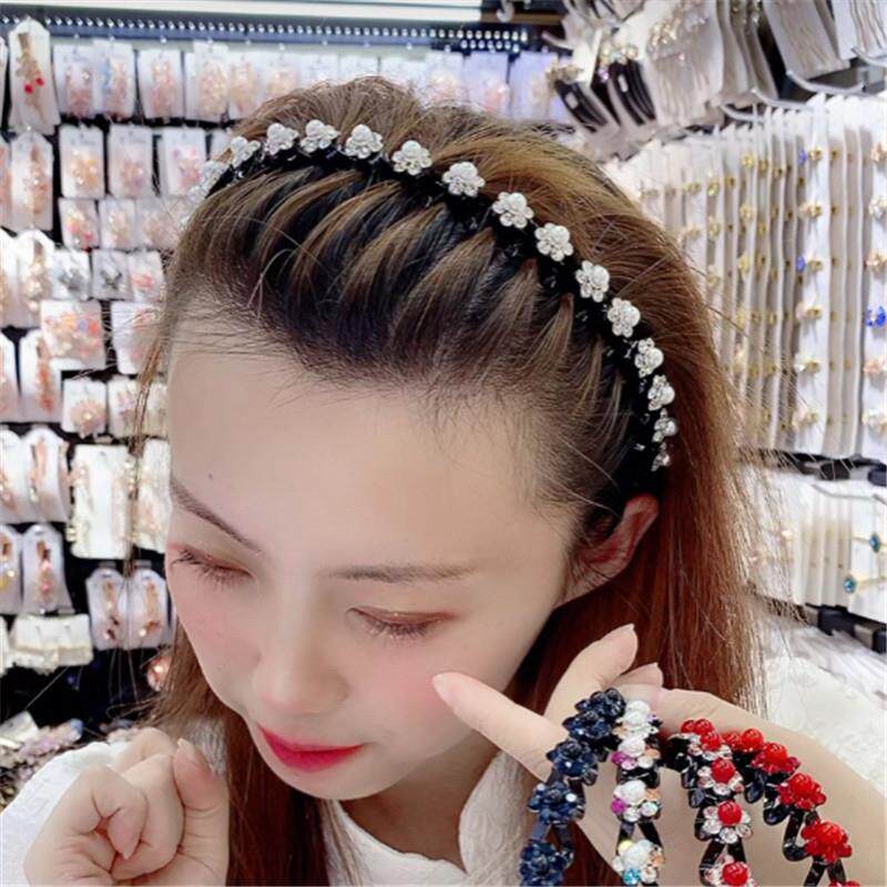 Hon Express New Broken Hair Stirrup Fashion Trends Flowers Pearl Hairpin Hairpin Hairpin Haircut Princess Hair Accessories Shake the same paragraph