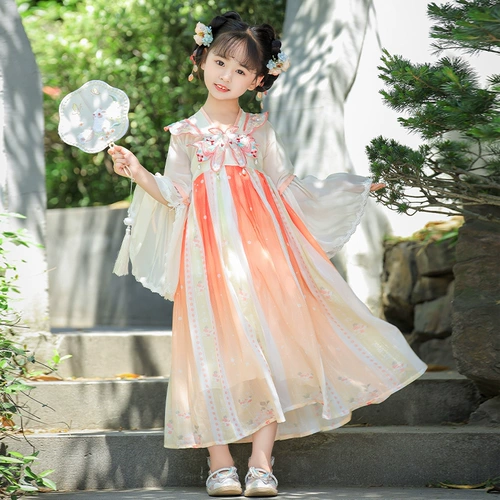 Осеннее ханьфу, детское платье, китайский стиль