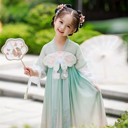 Осеннее ханьфу, детское платье, китайский стиль