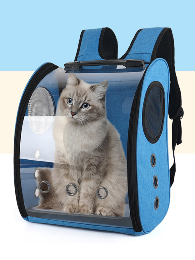 Cat bag transparent outsourcing portable cat cage pet carry shoulder cat carry pet package
