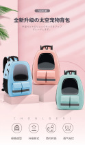 Dog out portable cat backpack kitty double shoulder winter rabbit outside with warm pet space cat pack large capacity