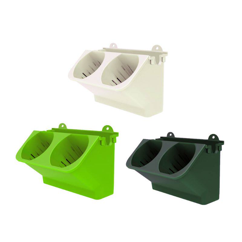 3 Colors Stackable Flower Pot Wall Plant Grow Pots Hanging V