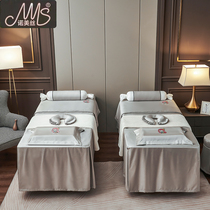 Nori Silk New Beauty Salon Bed Cover Four Sets Bed Linen Bed Cover Custom Logo Nordic Wind Massage Physiotherapy Bed Cover