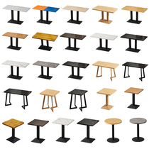 West Restaurant Cafe Café Table And Chairs Milk Tea Shop Dessert Shop Table Fast Food And Chairs Small Eating Shop Noodle Restaurant Dining square table