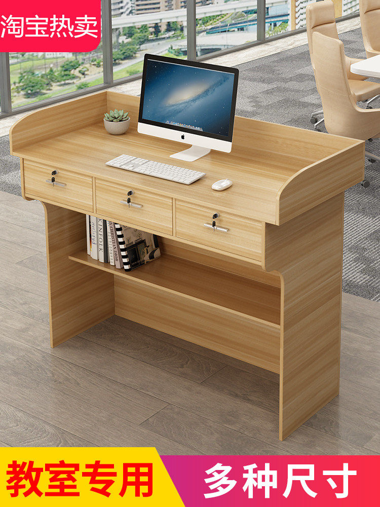 Podium Lecture Table School Podium Table Minimalist Modern Teacher Classroom Lecture Desk Conference Training Lecture Desk Teacher