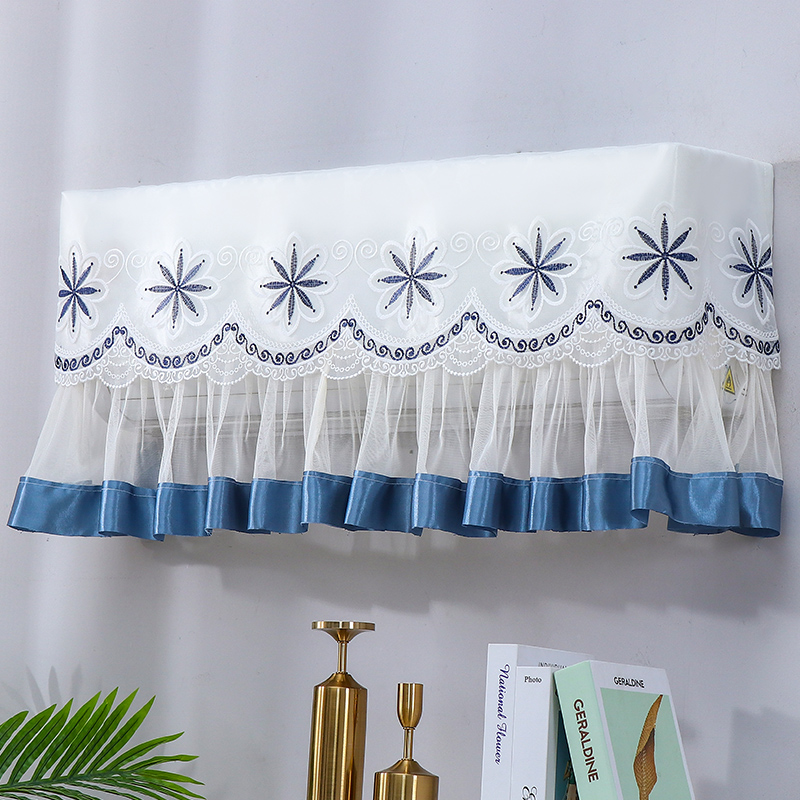Weaving Art Birds Original Design Lace Princess Air Conditioning Dust Cover Home Bedroom Hanging Wall-mounted Air Conditioning Cover Clog