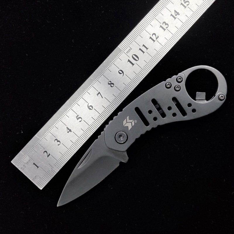 Folding knife High hardness Swiss tech portable tool to prevent mini-open bottler keybutton spider folding knife