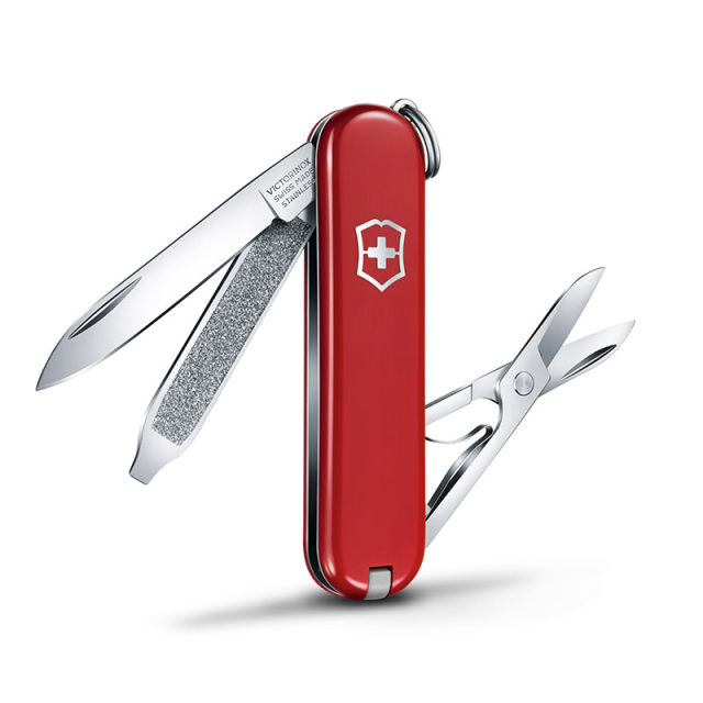 Victorinox Swiss Sergeant Knife ຂອງແທ້ 58mm Model 0.6223 Multifunctional Fruit Knife Folding Portable Creative Gift