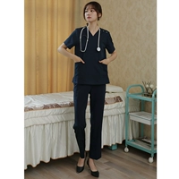 1992 Тибетский синий топ+брюки (женская одежда)