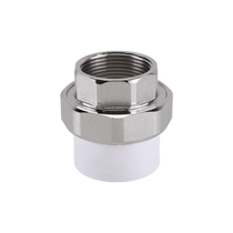 PPR inner wire copper union connector 1 2 1 5 2 2 5 3 4 inch outer wire union reducing diameter water pipe accessories