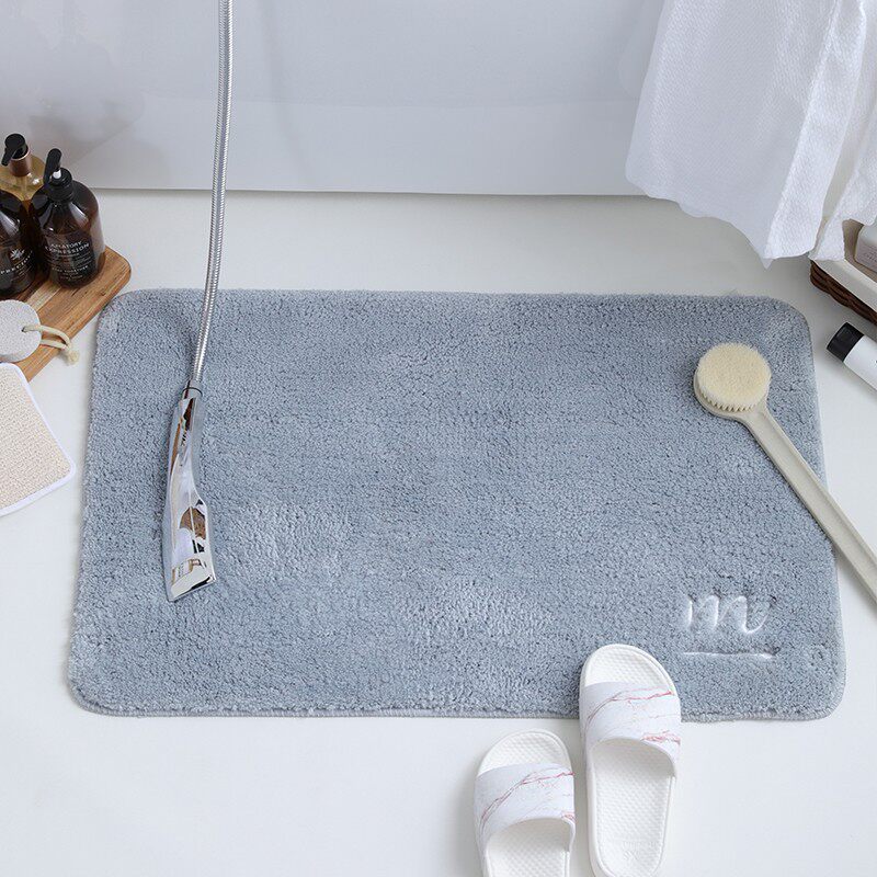 (Bruroman Rhymes) Nordic Cloud Dot Makeup Room Footbed Bathroom With Water Absorbent Cool Mat into the door mat Bedroom mat
