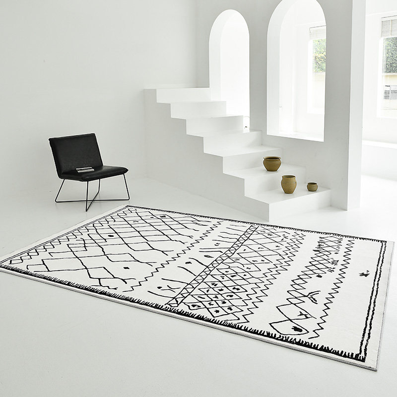 (Bruroman Rhymes) Nordic Carpet Living room Bedroom bedside blanket modern minimalist sofa tea table blanket floor mat