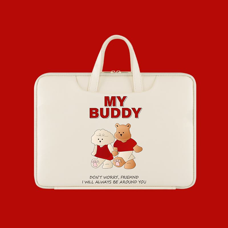 Laptop handbag is suitable for Apple Macbook Xiaomi Air13 3 Notebook Pro14 Inch Lenovo 15 6 Cute Inner Chole Bag girl is beautiful