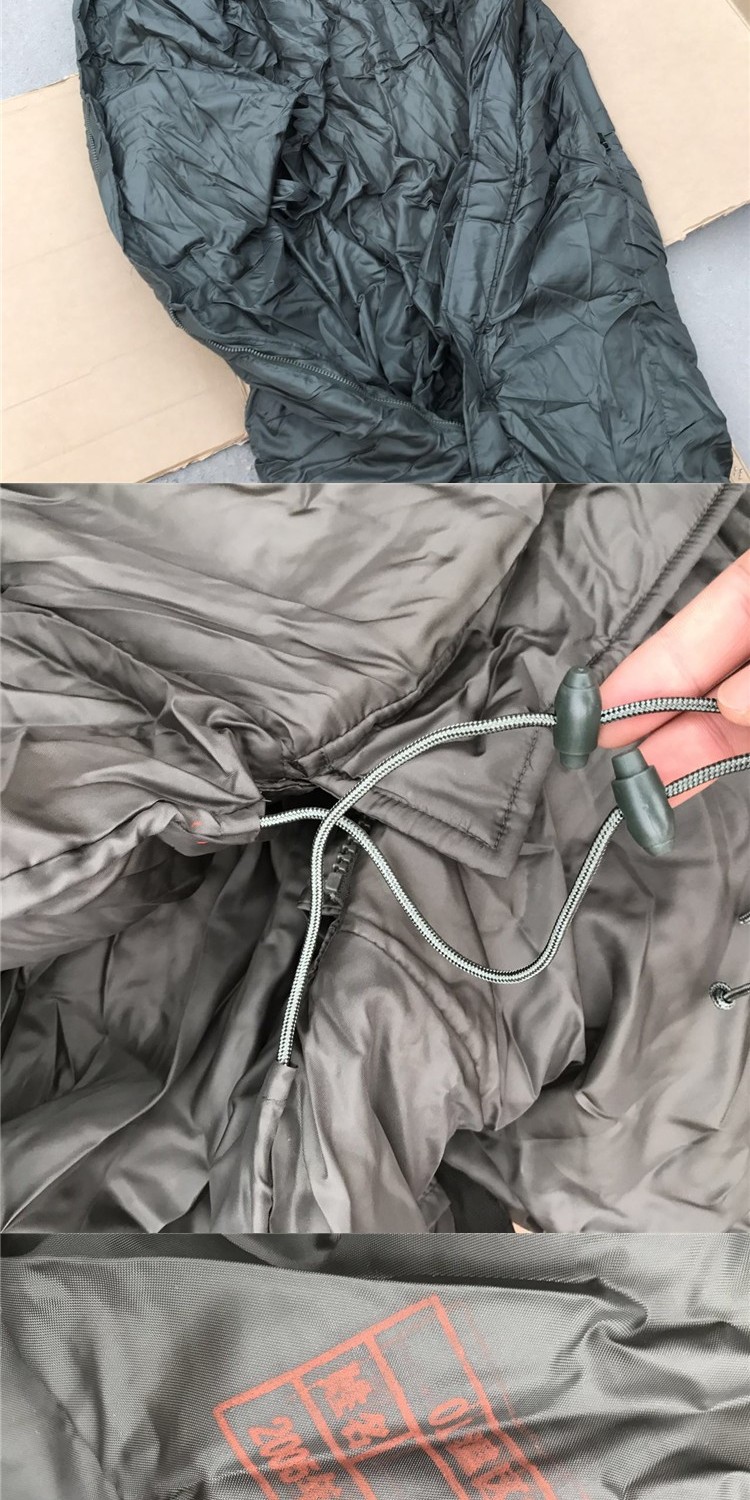 Authentic 01 vùng nhiệt độ túi ngủ cắm trại hoang dã cắm trại đơn lính lĩnh vực túi ngủ siêu nhẹ dây kéo di động bốn mùa phiêu lưu - Túi ngủ túi ngủ cho trẻ sơ sinh