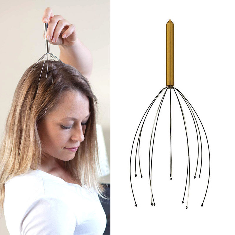 Octopus manual scalp massager Internet celebrity staying up late to refresh scalp numbness malicious funny soul touch artifact