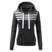 Women’s Classic Splicing Striped Printed Sweatshirt Casual