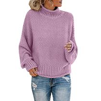 2023 Women’s Fashion Autumn Winter Knit Sweater Thick