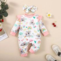 0-12Months Newborn Baby Clothes Girl Long Sleeves Cute