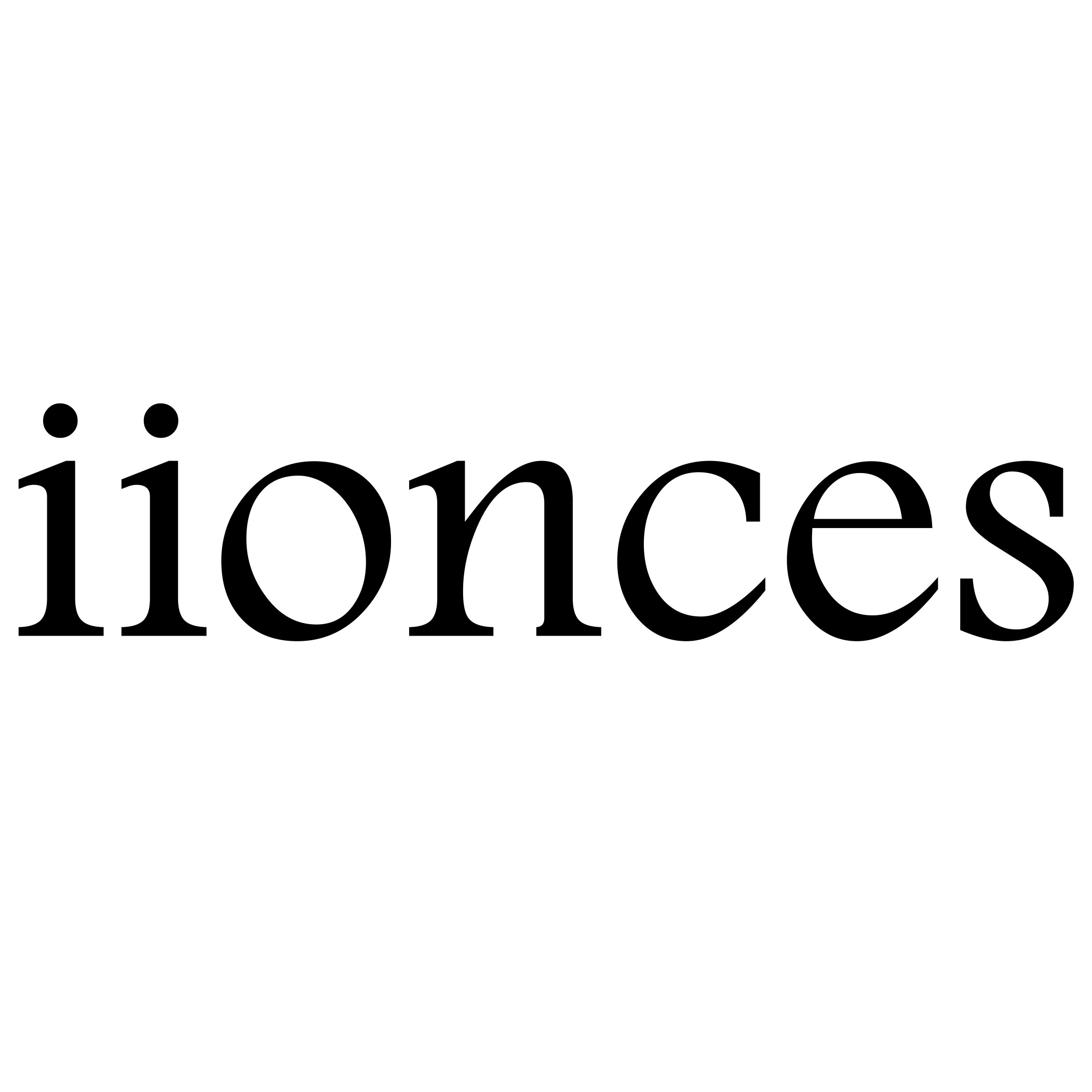 THE IIONCES GARMENTS的LOGO