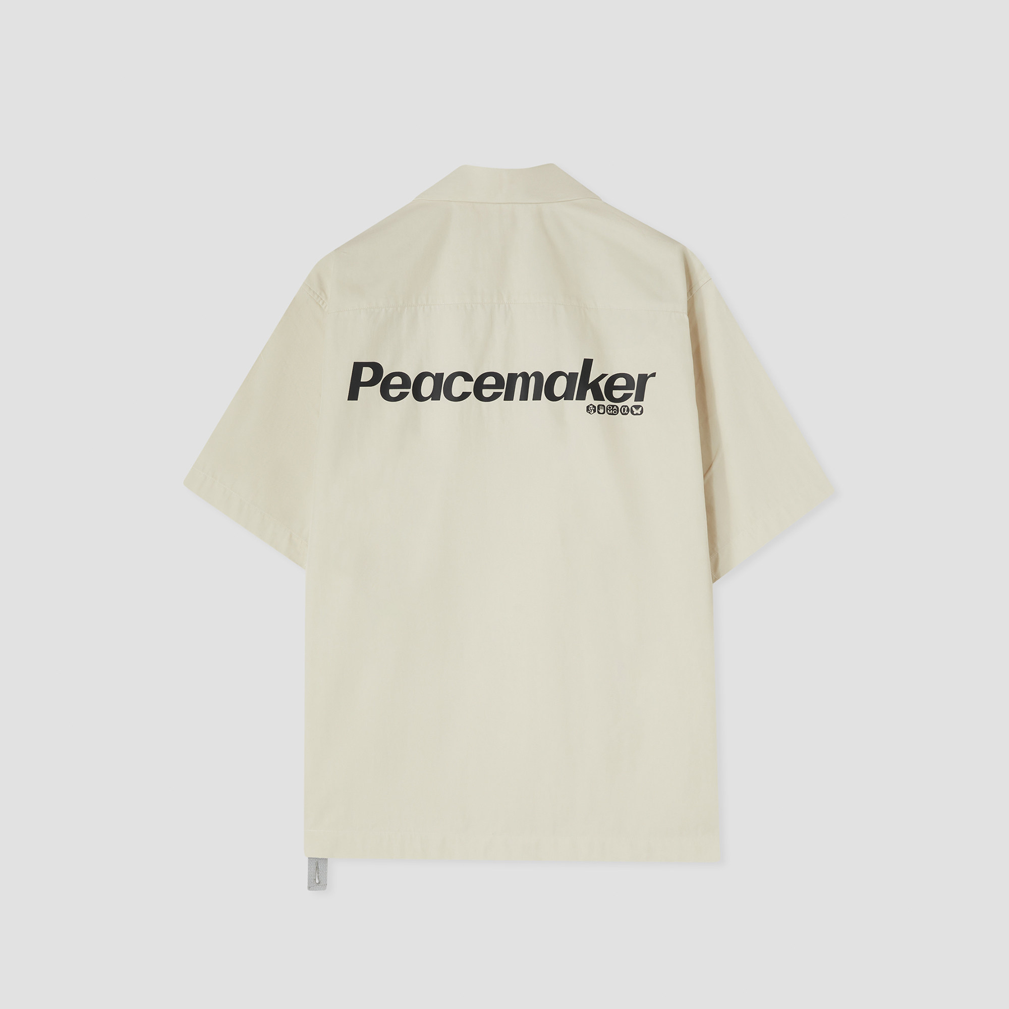 PEACEMAKER OAMC® 26SS 军事风时装潮纯色字母印花短袖衬衫衬衣-淘宝 