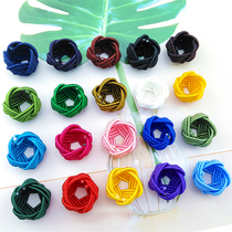 Winding button large hat Hand hand pineapple button line coil button DIY accessories accessories