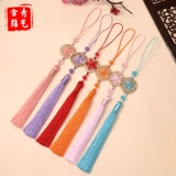 Китайский вентилятор с кисточками ручной работы, подвеска, ханьфу, ципао с аксессуарами, китайский стиль