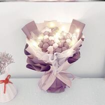 New Years Eve gift stick candy Diy finished material Package Valentines Day send girlfriend Creative Candy Carry-on Bouquet