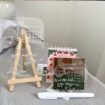 Acrylic notebook board cute memo tips small whiteboard portable graffiti students cute Han ins multi-function