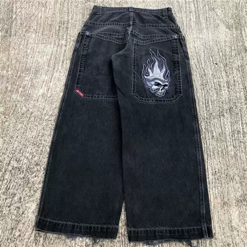 Уличные джинсы JNCO JEANS Y2K HIP HOP CARTON GRAPHIC Print Vinta