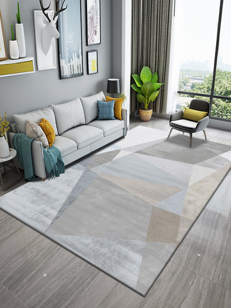 Nordic style carpet living room sofa coffee table floor mat modern minimalist gray bedroom room large area household disposable