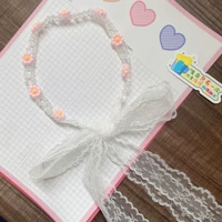 Розовый белый кружево цветок