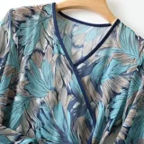 Элитные летние шифоновые штаны, комплект, европейский стиль, легкий роскошный стиль