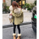Retro Casual Versatile Patchwork Lamb Collar Parka 2025 Winter Thickeneded Warm Jacket Cotton Jacket