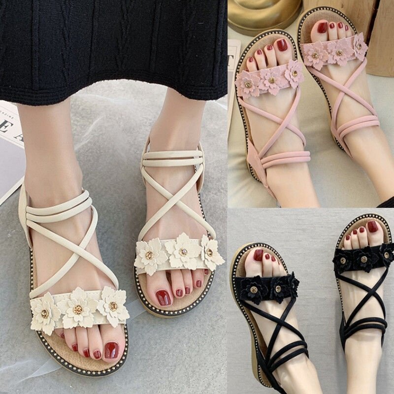 Girls' slippers and sandals two wear new 2020 students' Korean version of princess shoes 8-year-old middle-aged and big children's soft-soled children's sandals