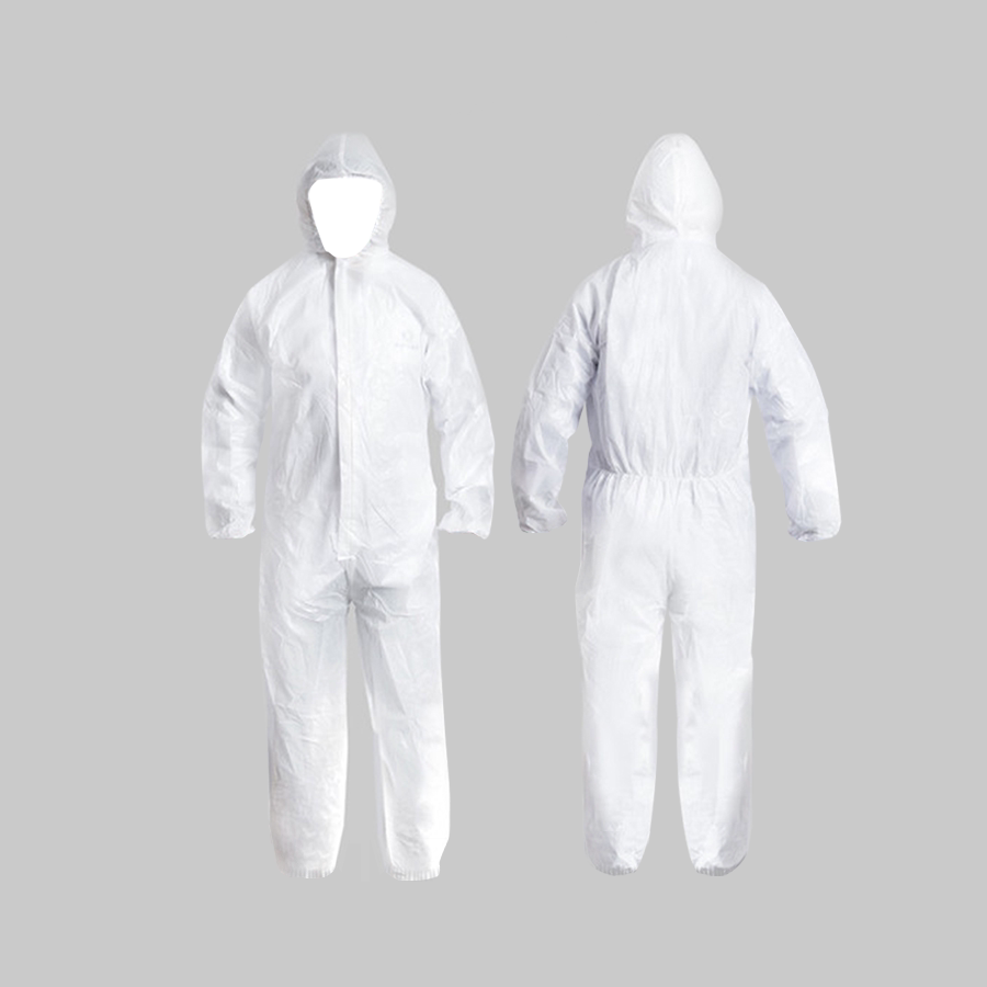 Biosharp BC038-L/XL/XXL 一次性防尘连帽连体式隔离防护服