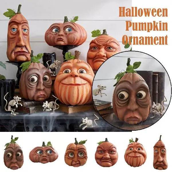 [.Halloween Pumpkin Outdoor Decoration Party Yard Six Pumpkin]