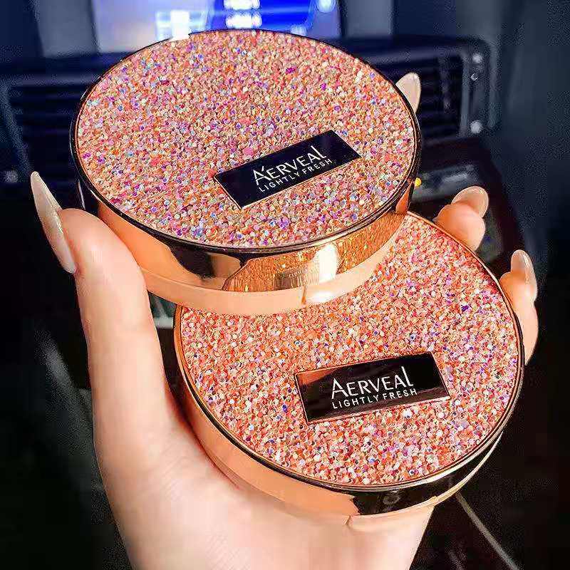 Alvia Starlight silky and clear powder cake long-lasting oil control concealer makeup honey powder waterproof repair volume dry and wet dual-use