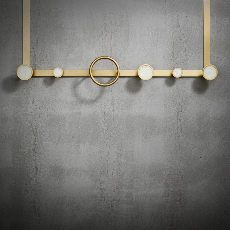 Full copper door rear hanger hanger clothes hanger clothes rack god instrumental bedroom without mark nail-free wall-mounted sheller clothing cap row