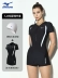 bộ đồ bơi nữ dài tay Đồ bơi Mizuno nữ một mảnh boxer 2023 mới che bụng giảm béo cao cấp đồ bơi đặc biệt bể bơi đồ bơi chống nắng cho nữ áo bơi dài tay nữ 