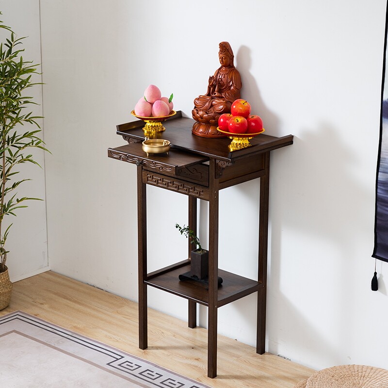 The Guan Erye is dedicated to the Incense Fire God's Terraces for Home placing Taiwan's Ancestral Gods and Cupboard Pendulum furnaces for the Lord of the Gods