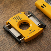 VANITYFAIR cigar scissors Damascus pattern blade cigar hole opener high-end cigar tool set