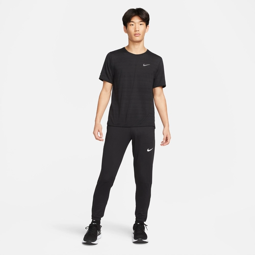 Мужской быстросохнущий беговой топ NIKE Official OUTLETS DRI-FIT MILER, летний вязаный топ с разрезами CU5993