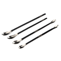 304 stainless steel single-head medicine spoon 11 12 14 16 18 20 22 26cm stainless steel sampling spoon medicine spoon