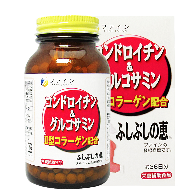 FINE氨糖软骨素硫酸氨基葡萄糖老中年关节膝盖养护1500粒成人